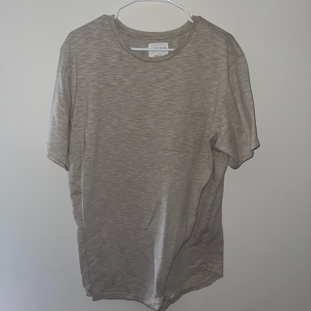 On the Bias light beige T-shirt